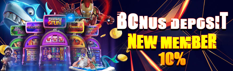 Bonus Deposit New Member 10%